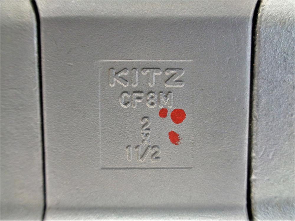 Kitz 2" x 1-1/2" Ball Valve, 3-Pc, Threaded,  Fig# AKU3THZM-FS